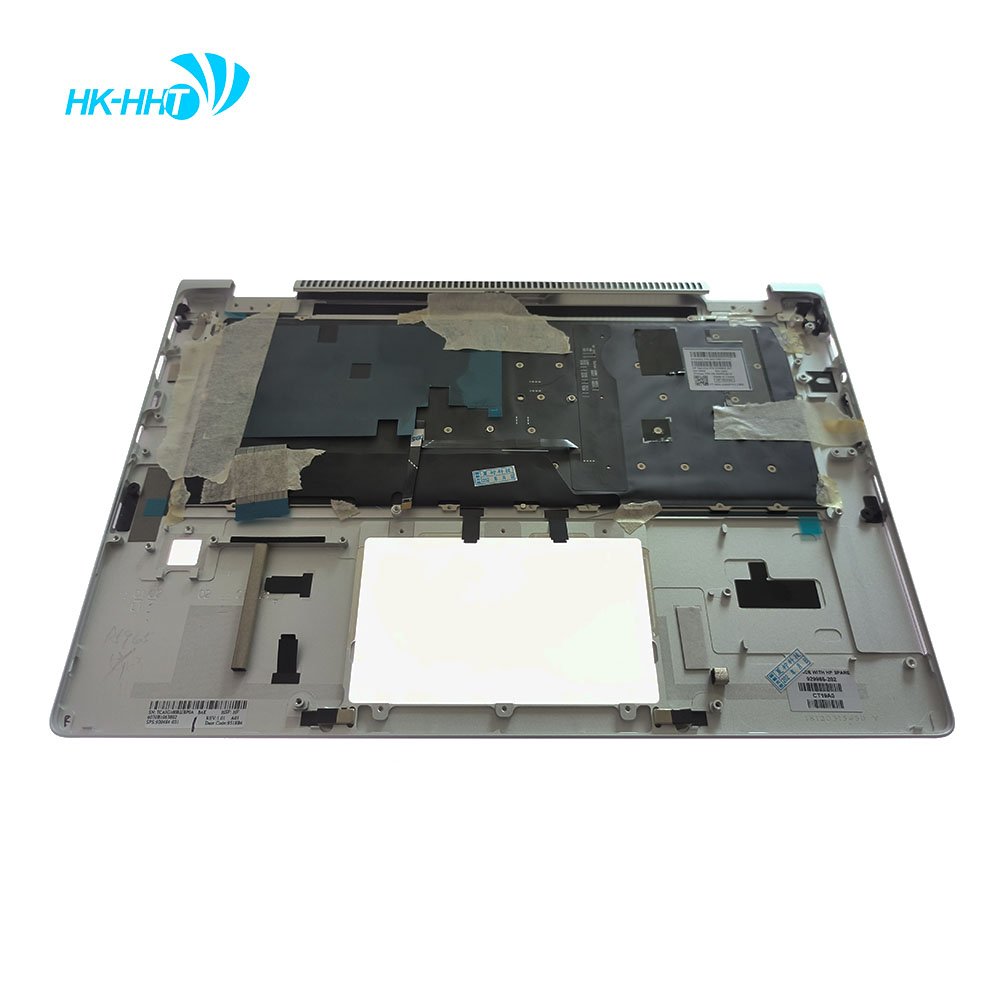 HK-HHT silver Backlight BR Brazil Keyboard Bezel Palmrest Cover for HP EliteBook X360 1030 G2