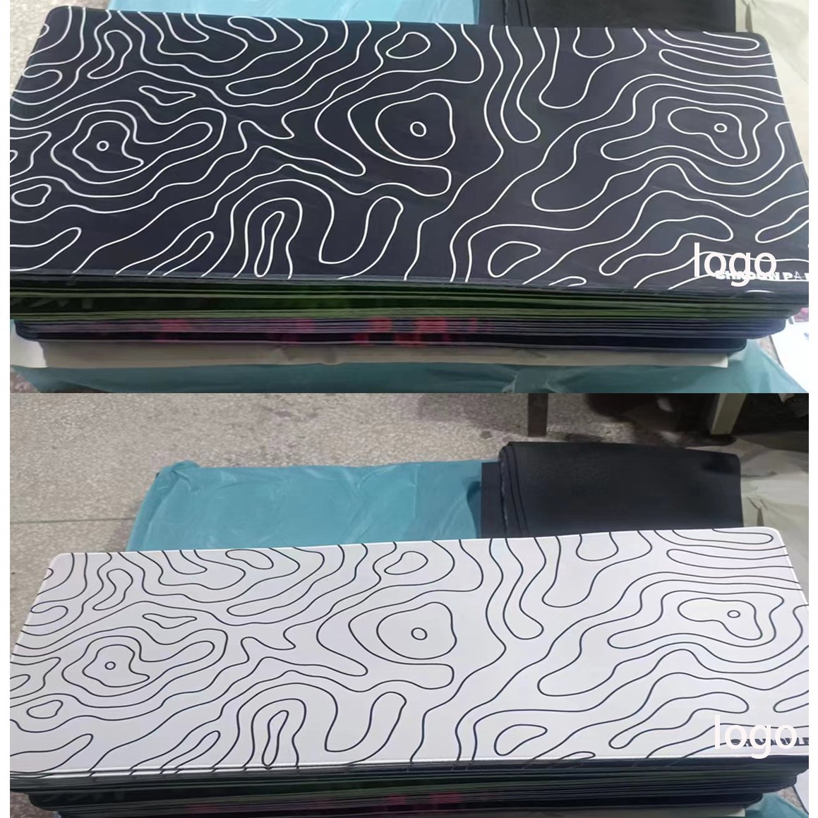 custom factory xxl gaming mouse pad with non-slip rubber keyboard sublimation mouse pad manufacturer for desk table with logo