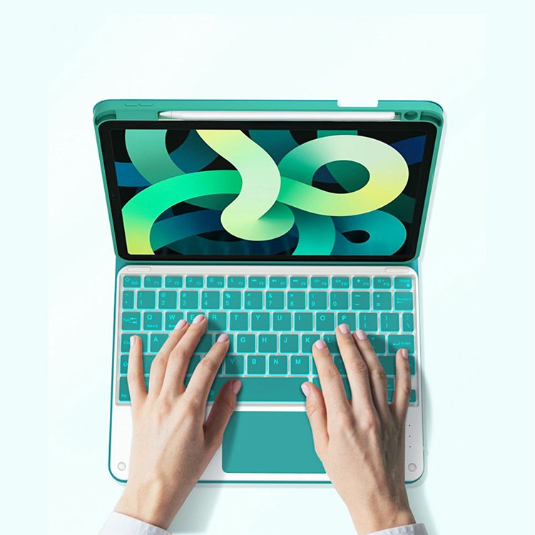 Tablet Cases For iPad 10 pro 10.9 wireless with Pencil Holder Stand Magic Smart Touch pad Wireless Cover for iPad Keyboard Case