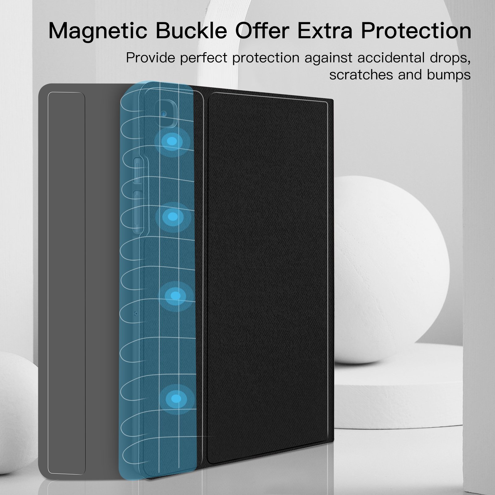 Auto Sleep/ Wake Wireless BT Magnetic Detachable Keyboard Cover For Samsung Tablet A7 Lite 8.7 inches Android Case