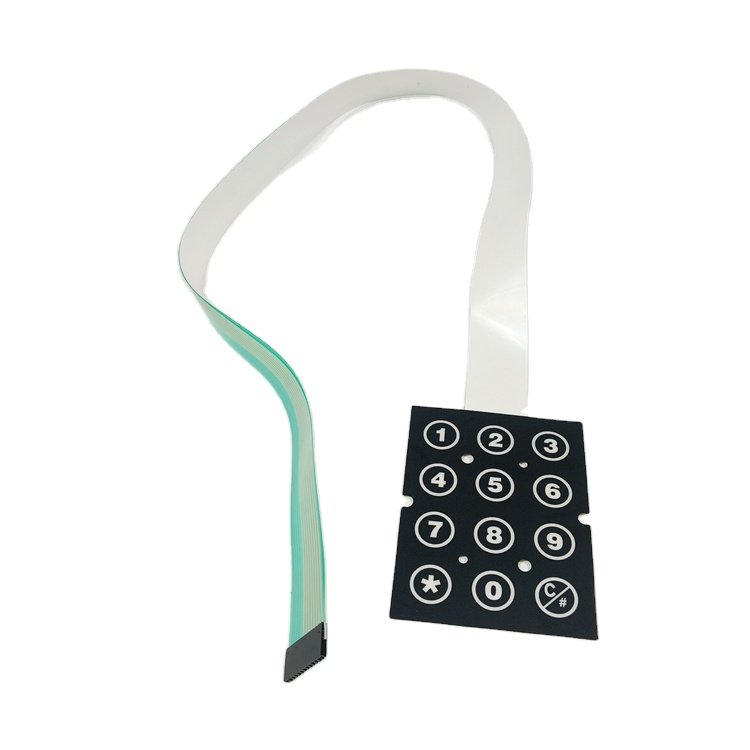 Customize keypads & keyboards panel flat button with backlit ip68 backlight membrane switch membran panel wth 3M467 adhesive