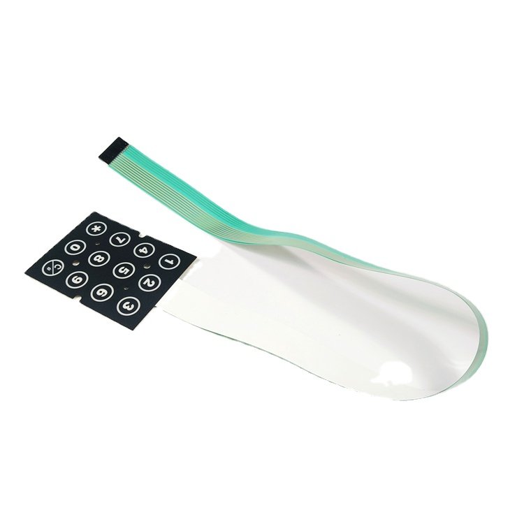 Customize keypads & keyboards panel flat button with backlit ip68 backlight membrane switch membran panel wth 3M467 adhesive