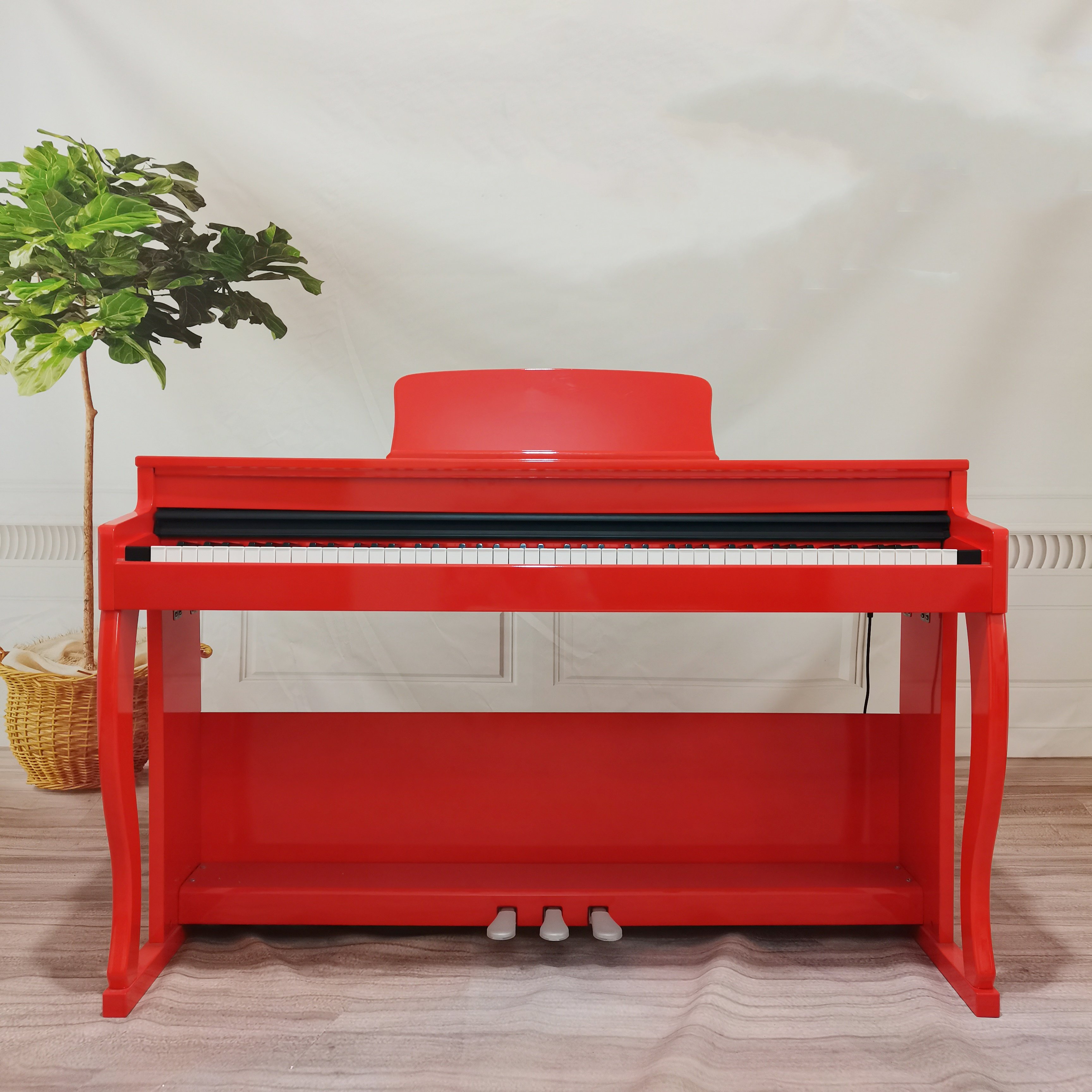 Best Quality Electronic Piano Digital Piano Keyboard 88-Key Hammer Action Keyboard Baked Paint Professional Training YM-A88