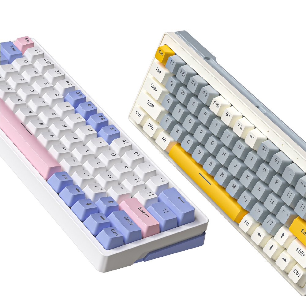 Manufacturer customs 63 keys wireless mechanical keyboard with RGB backlight teclado mechanical gaming keyboard for desktop