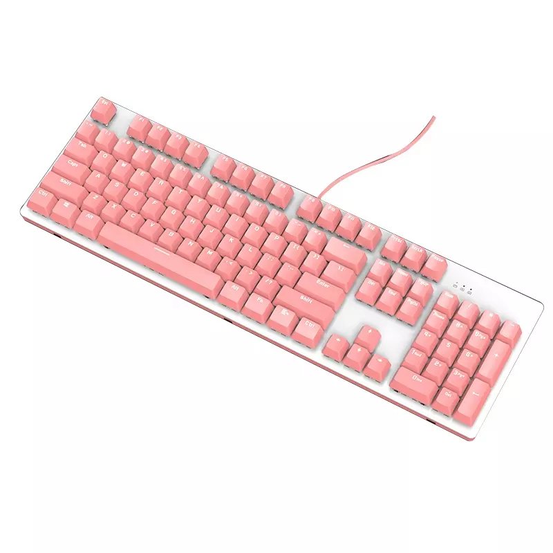 AJAZZ DKM150 Hot Sale 104keys Metal Removable cover Backlit Mechanical Gaming Keyboard For Professional PUBG Gamer