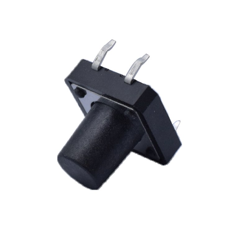 DC 12V 50mA DIP Tact switch 12*12 Custom Height 12x12 Tactile switch Round Head Manufacture Soft Feeling switch