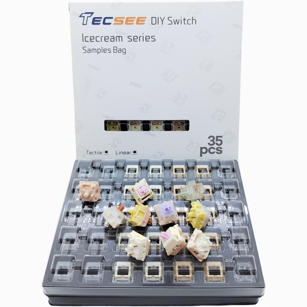 Tecsee Hot-selling customized ice cream mechanical keyboard switch various color axis switch