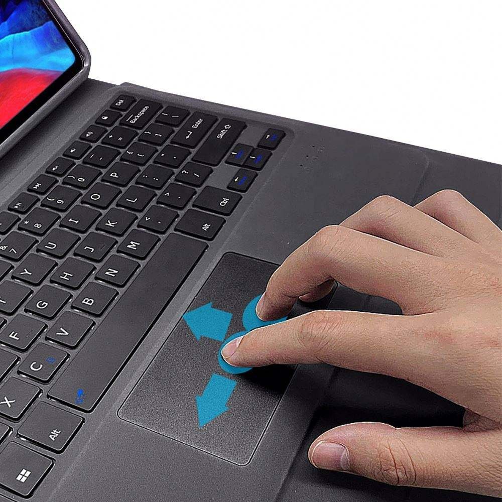 Switchable RGB Light Split Type Foldable Wireless Keyboard for ipad Pro 12.9 inch for iPad air 4/5 1110.9 10.2 9.7