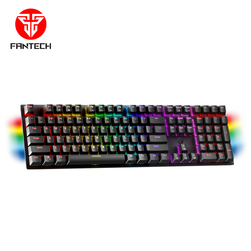 FANTECH MAXFIT 87 MK856 Black RGB Mechanical Keyboard Wholesale Wired Swappable Design Type C Detachable Cable