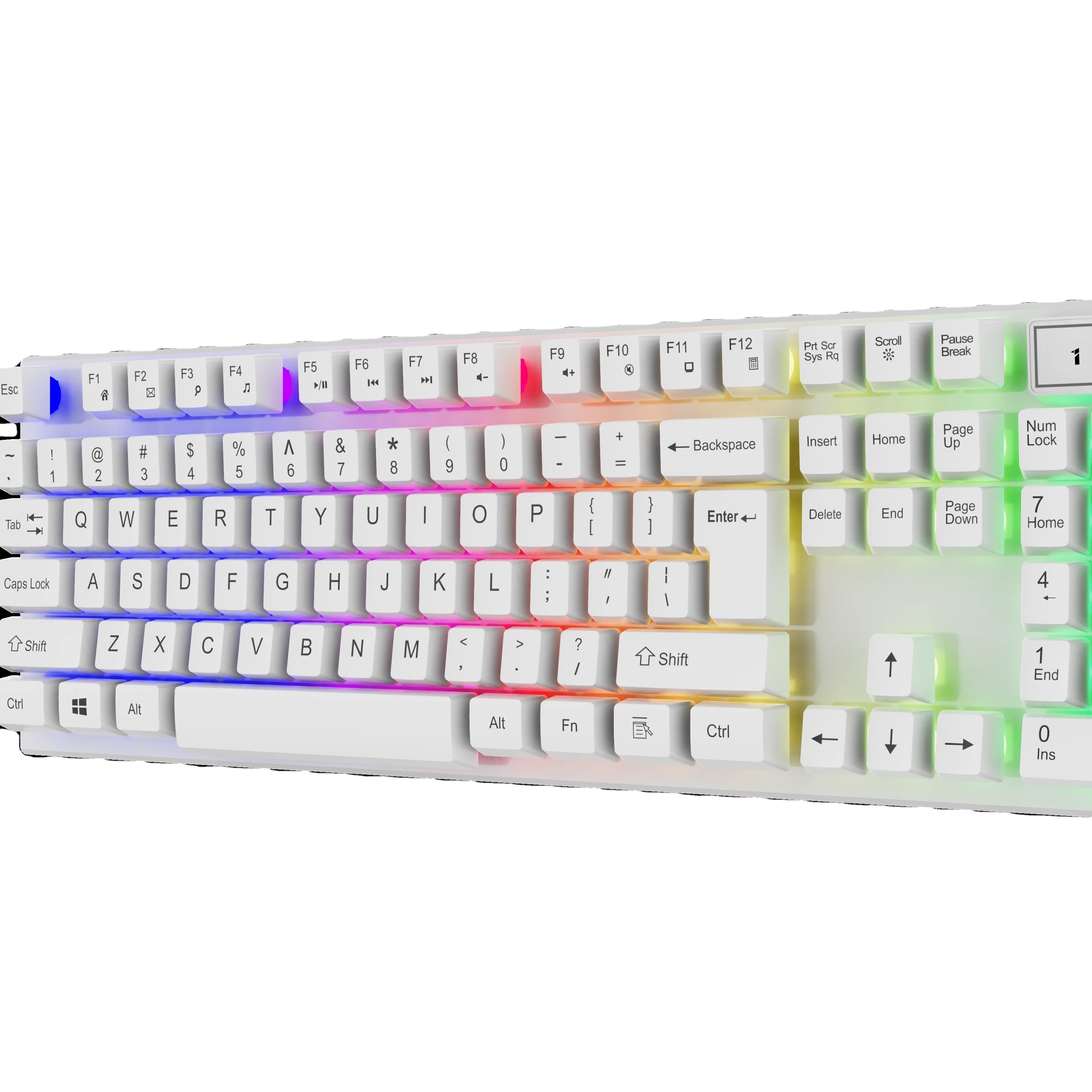 office US mechanical keyboard mouse combo customized teclado wired USB gaming OEM UK Russian ABNT2 computer keyboard for gamer