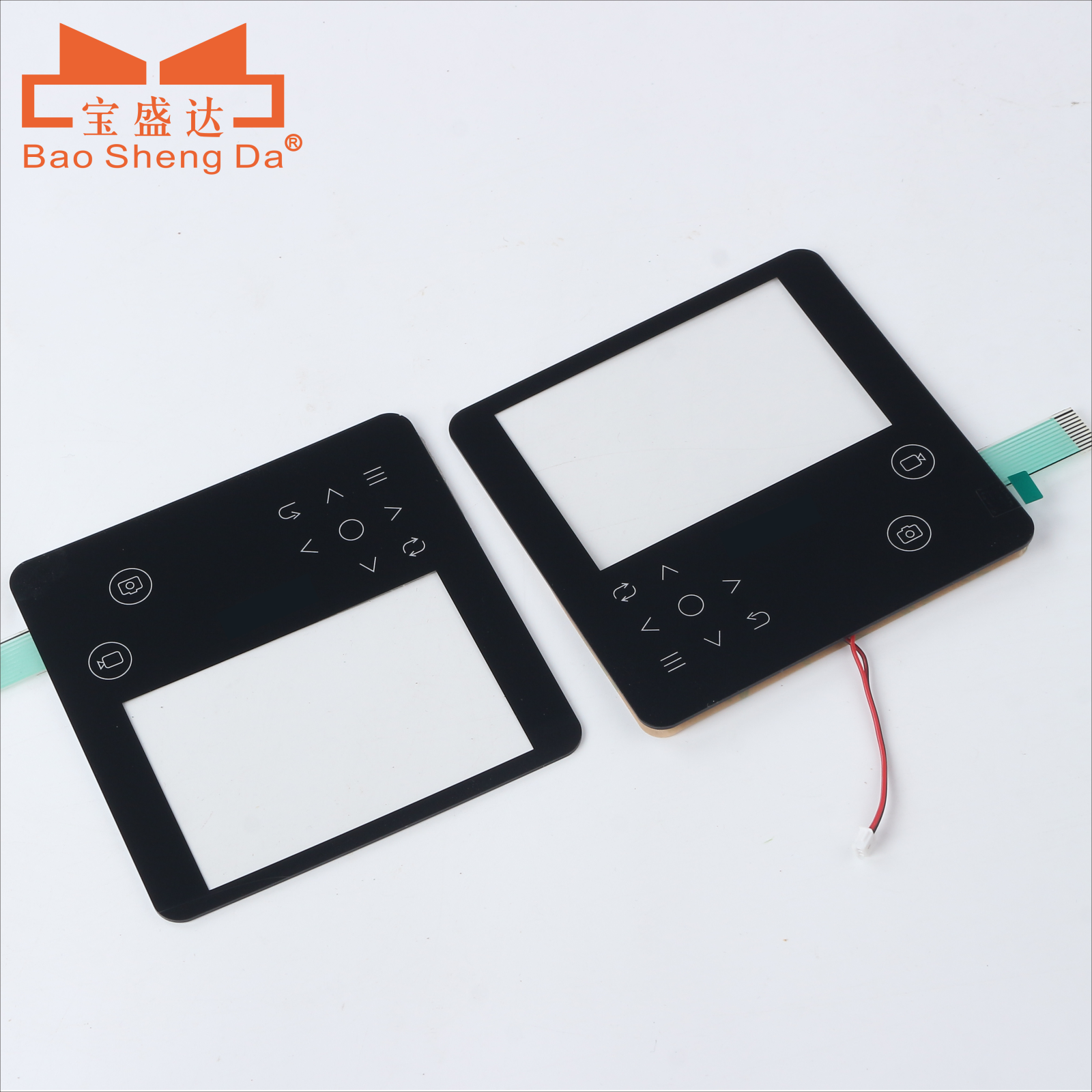 Customized Capacitive Touch Screen keypad PEDOT ITO Touch sensor with Backlight