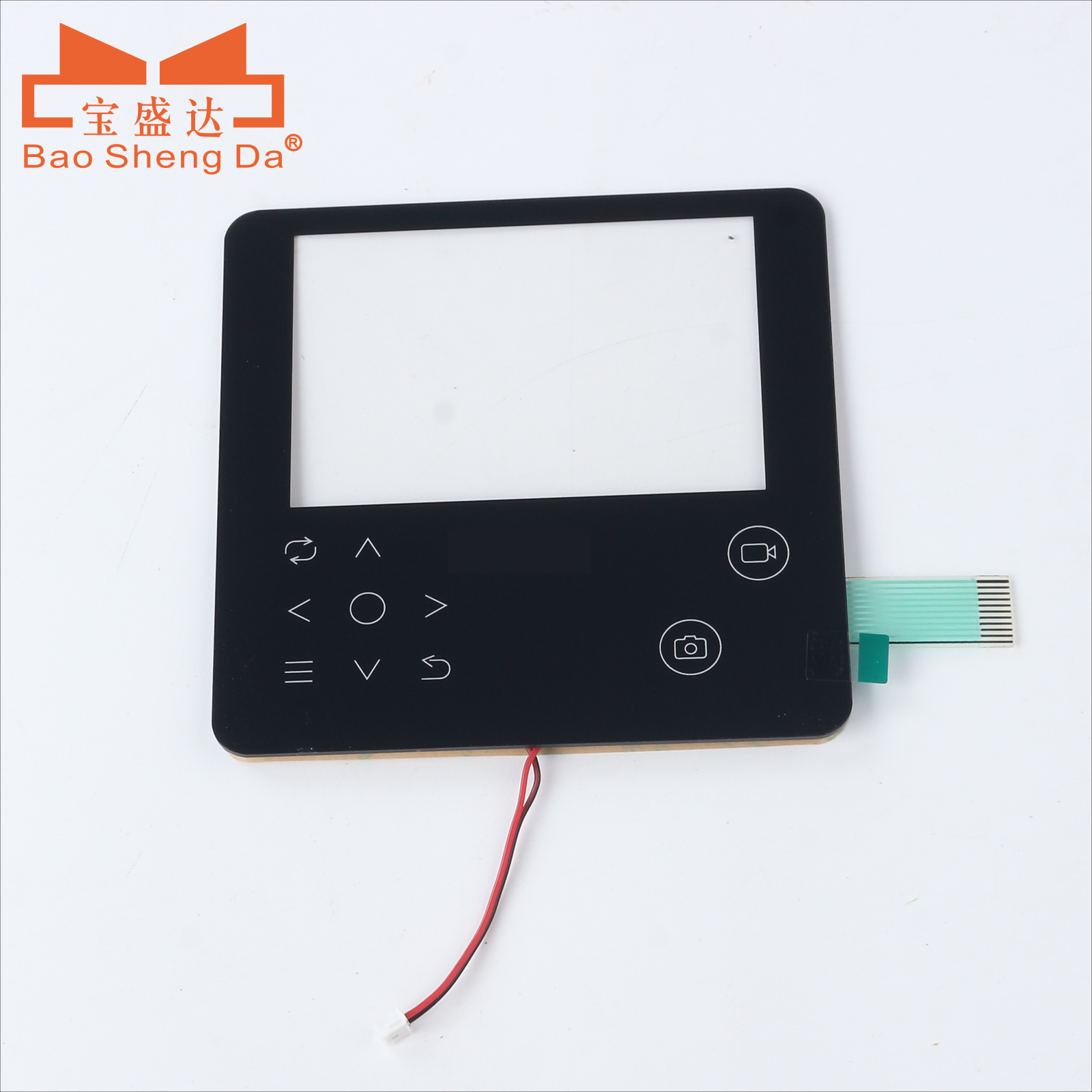 Customized Capacitive Touch Screen keypad PEDOT ITO Touch sensor with Backlight
