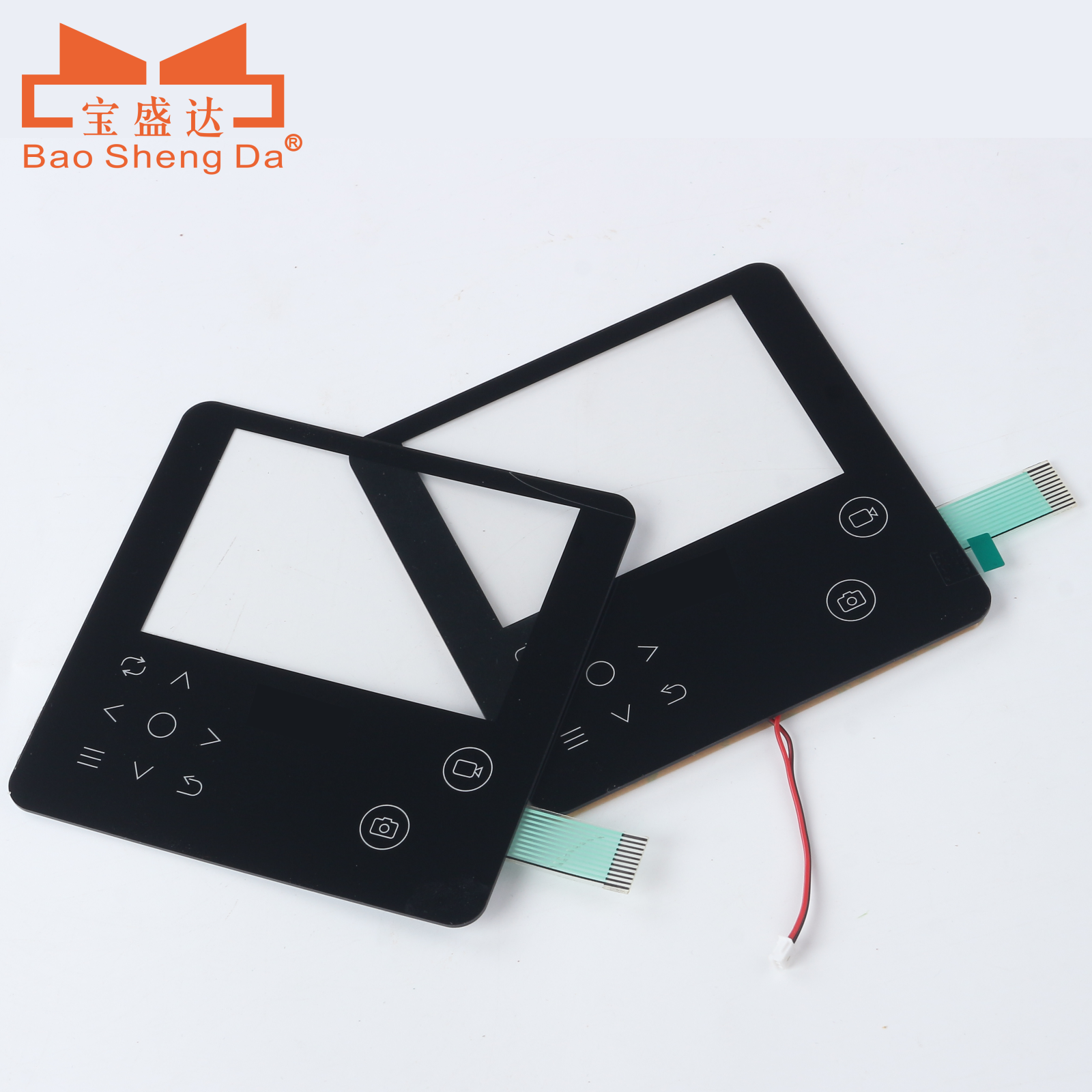 Customized Capacitive Touch Screen keypad PEDOT ITO Touch sensor with Backlight