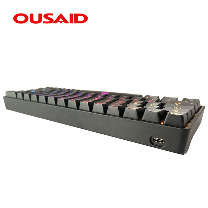 Ousaid Mechanical Keyboard Custom Keyboard Hot Swap 60% Hot Swappable Keyboard Pcb Case USB Type C RGB Teclado Korgs Kronos 2