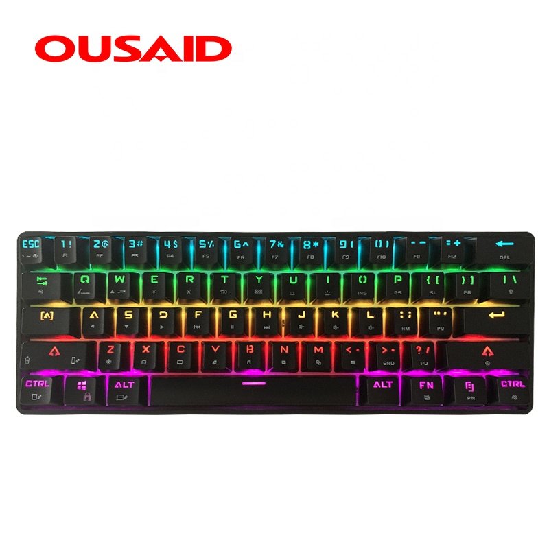 Ousaid Mechanical Keyboard Custom Keyboard Hot Swap 60% Hot Swappable Keyboard Pcb Case USB Type C RGB Teclado Korgs Kronos 2