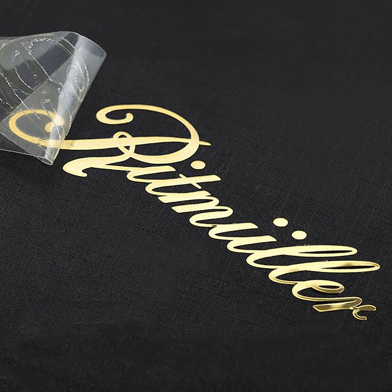 Luxury UV DTF Custom 3D Metal Foil Logo Transfer Stickers Gold Waterproof Silver Foil Labels for Packing