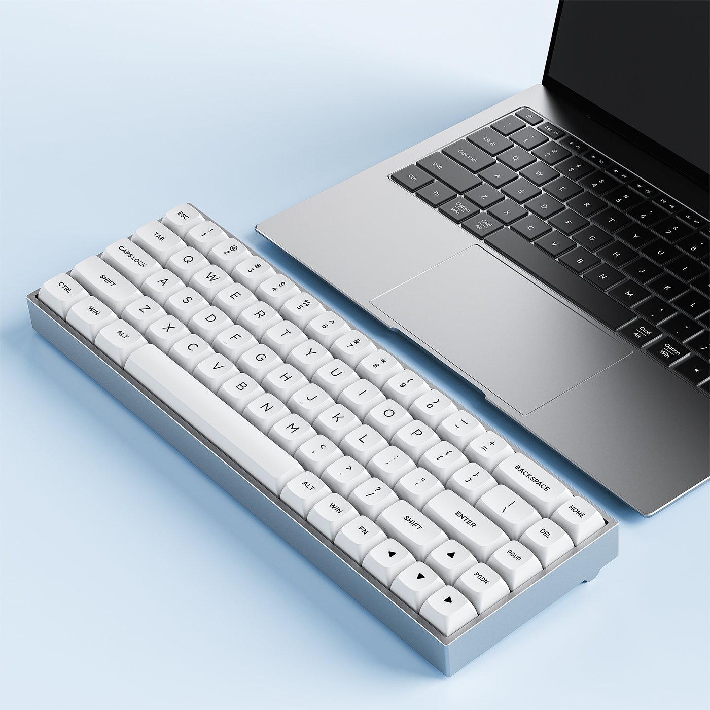 New Arrival Luxury Gateron CHERRY MX Switch Aluminium Mechanical Keyboard Magnetic Axis PBT KeycapsGaming Mechanical Keyboard
