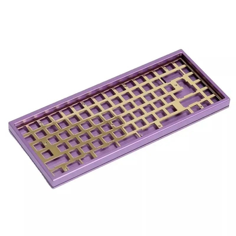 Custom Metal Mechanical Game Computer Keyboard Cover High Quality Anodized CNC Machining and Plates Laser Machining Prototype