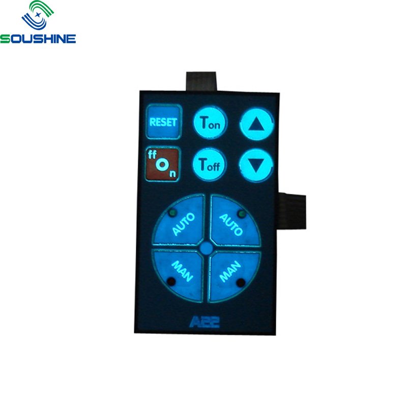 Custom Waterproof new membrane keyboard with 3M adhesive membrane switch