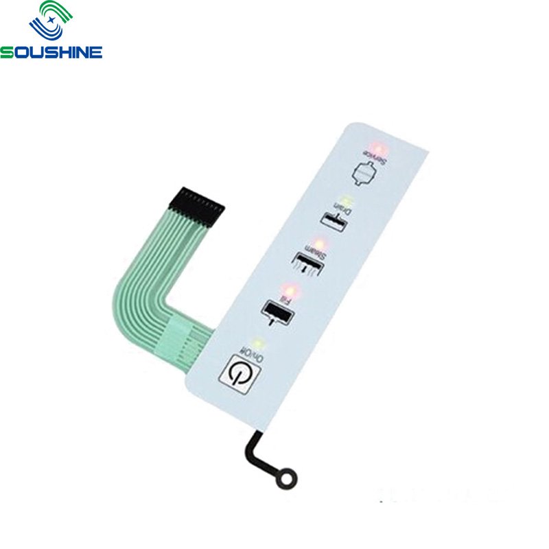 Custom Waterproof new membrane keyboard with 3M adhesive membrane switch