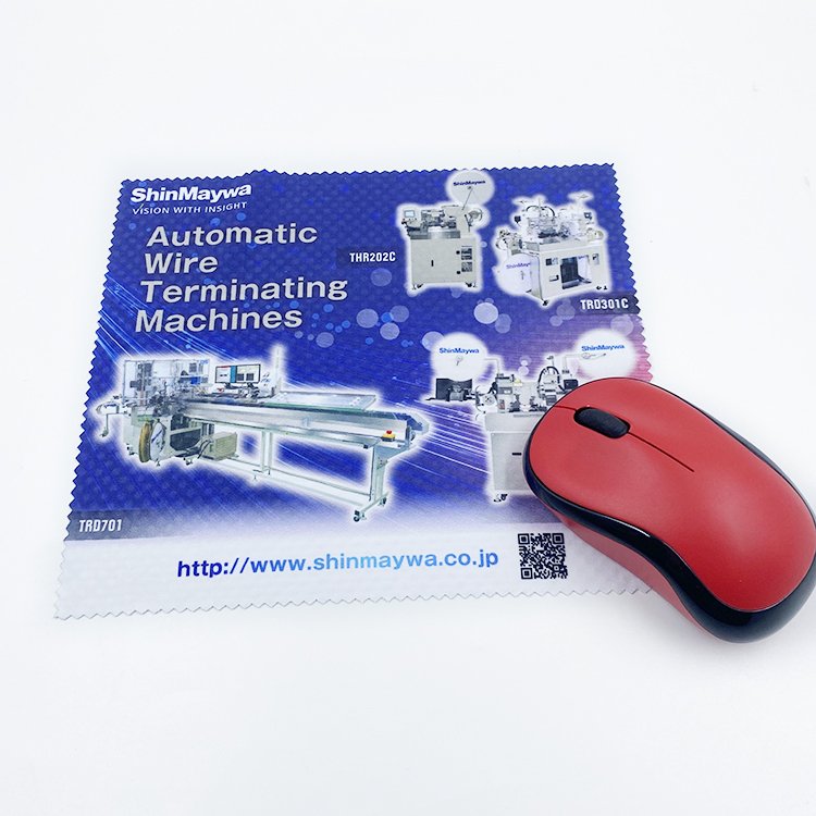 Custom Printing Keyboard Cover Size Microfiber Soft Cleaning Cloth Mouse Pad Mouse Mat For Laptop