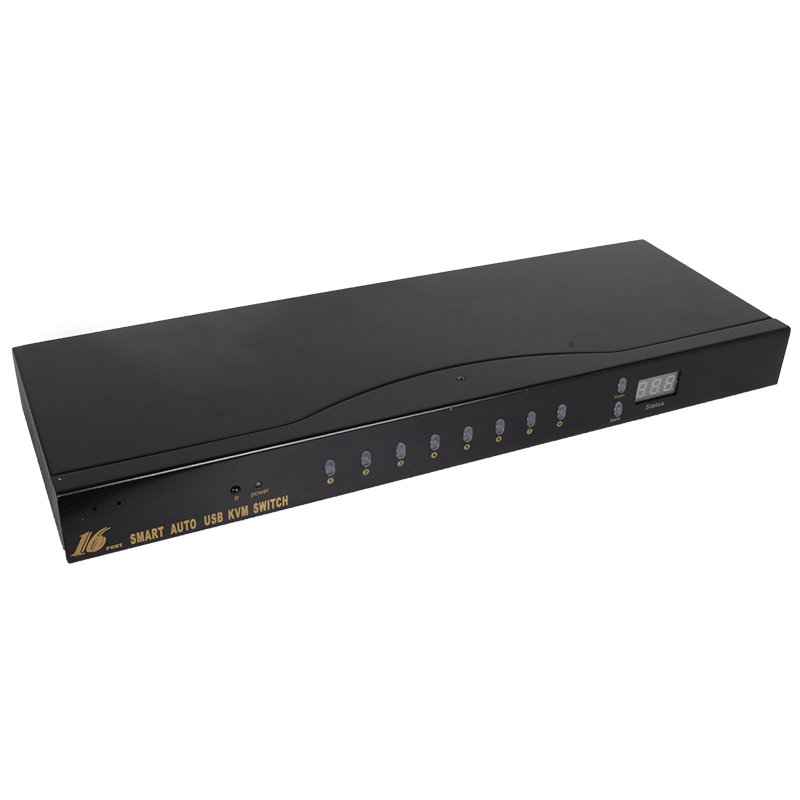 VCOM VGA KVM Switch 1080P Full HD Hotkey Ir Remote 16 Computers Share Keyboard Mouse Video Audio USB Switcher