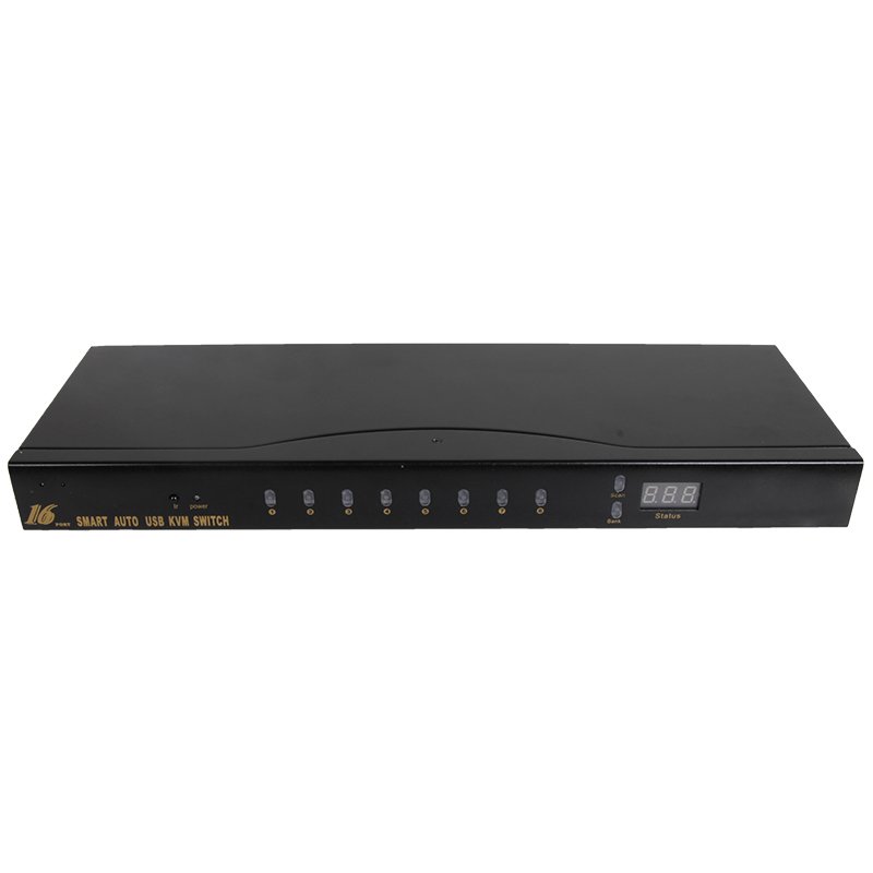 VCOM VGA KVM Switch 1080P Full HD Hotkey Ir Remote 16 Computers Share Keyboard Mouse Video Audio USB Switcher