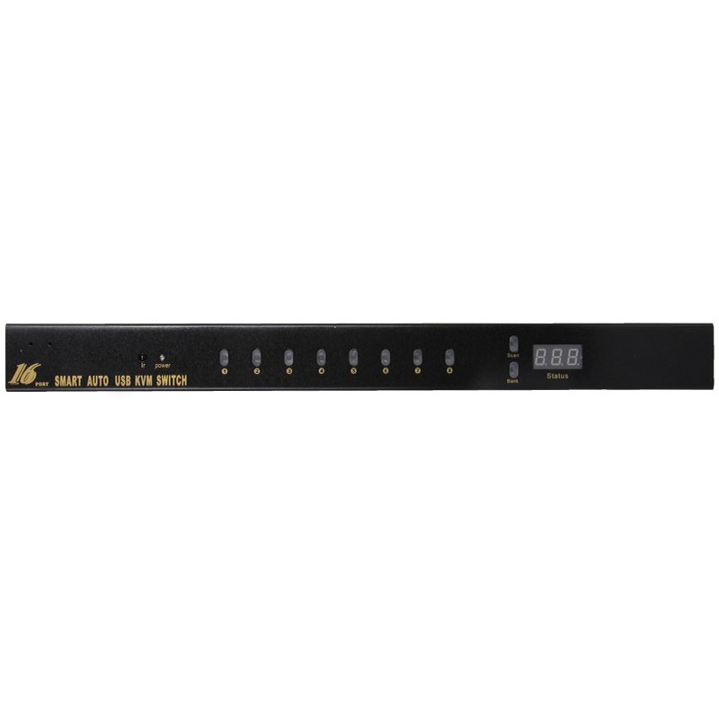 VCOM VGA KVM Switch 1080P Full HD Hotkey Ir Remote 16 Computers Share Keyboard Mouse Video Audio USB Switcher
