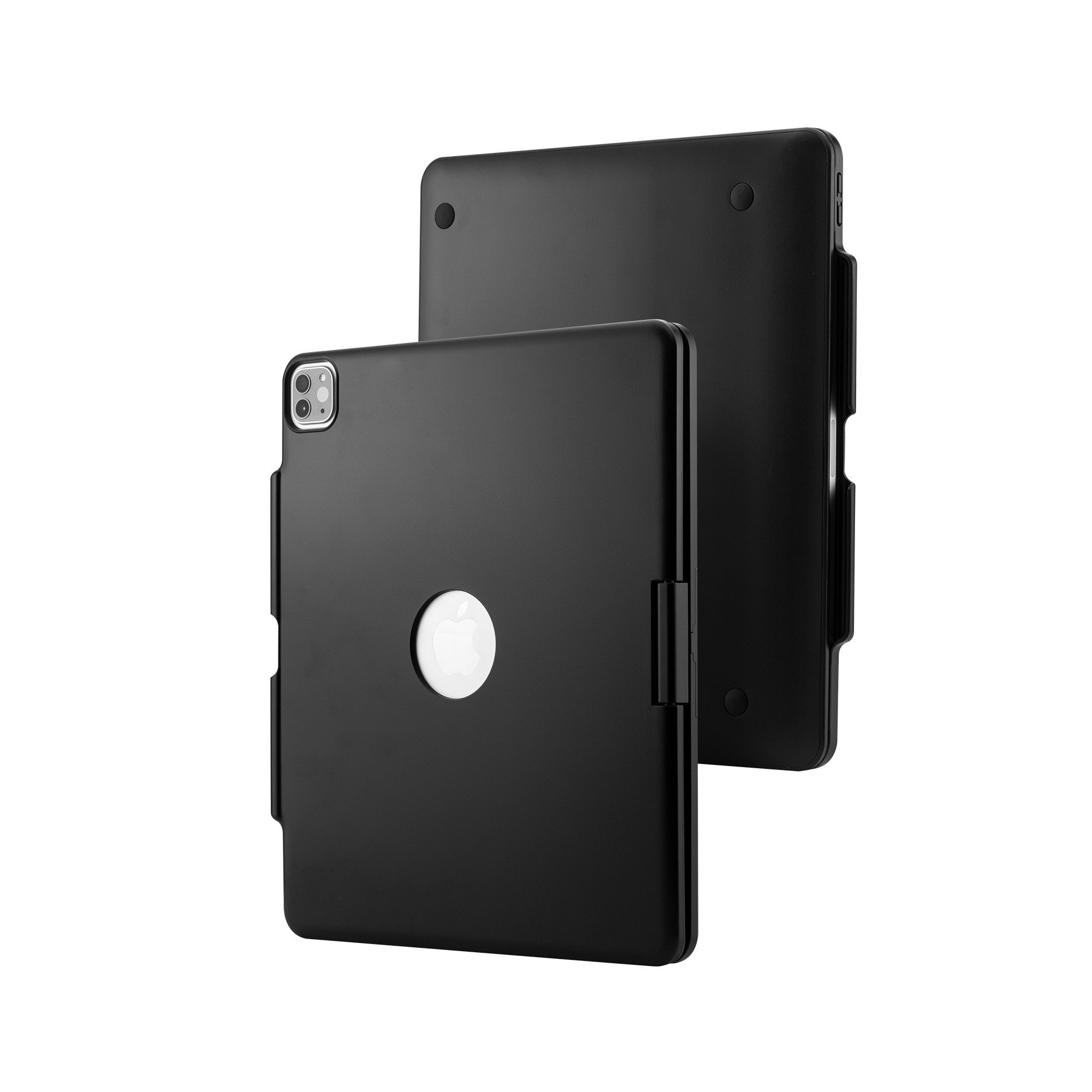 Black BT Wireless ABS Material Keyboard Case Fit for 12.9 Inch with Pencil Holder
