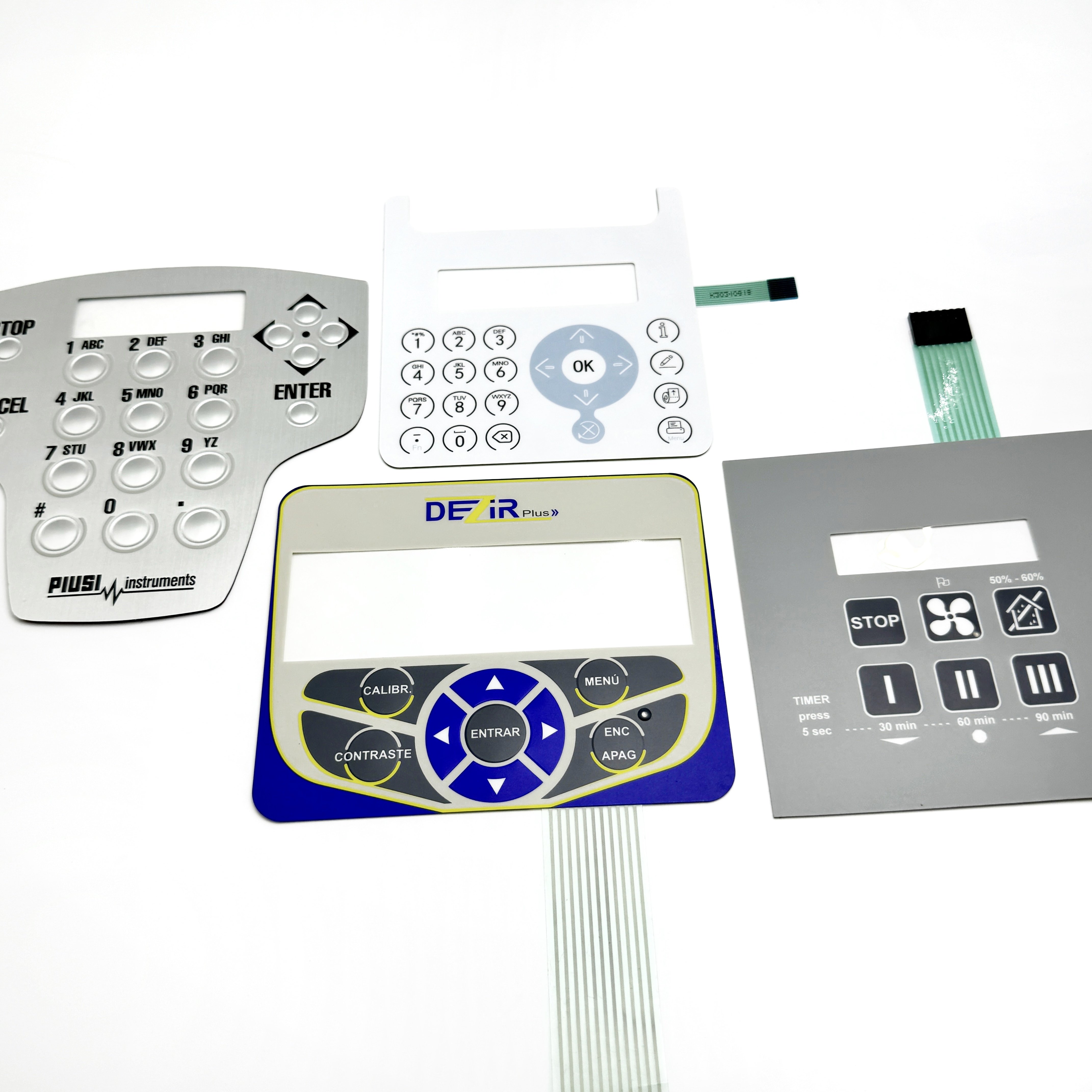 OEM.ODM Custom Membrane Switch keypads for Telecommunication Equipment and medical equipment Professional Mould Services Offered