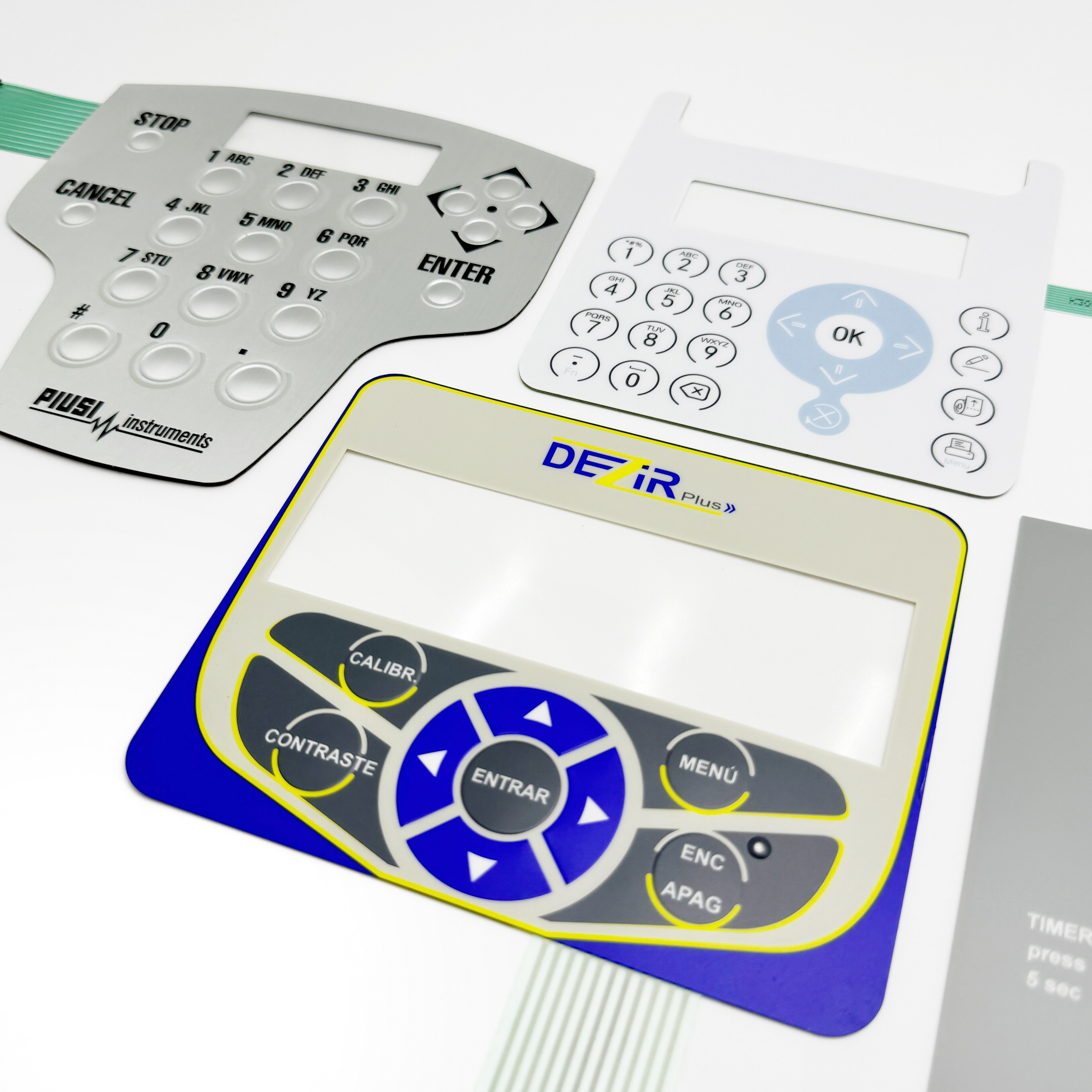 OEM.ODM Custom Membrane Switch keypads for Telecommunication Equipment and medical equipment Professional Mould Services Offered