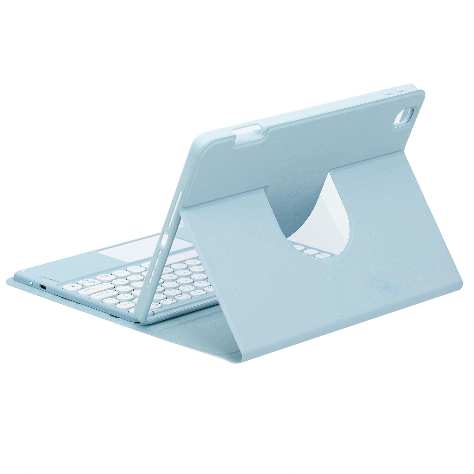 for iPad 10th generation 360 rotation protection leather case pro110.2 circular part cover touch Bluetooth keyboard magnetic cas