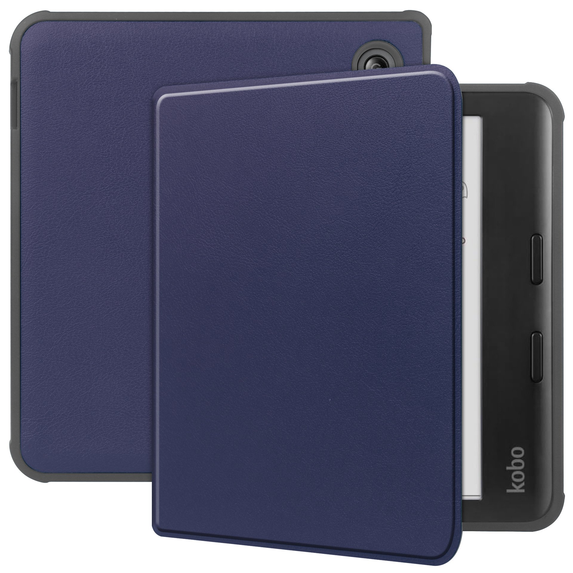 Suitable for Kobo Libra Colour eBook Leather Case, TPU Flip Model Soft Rubber Case, Wear-resistant Full Cover Protective Case