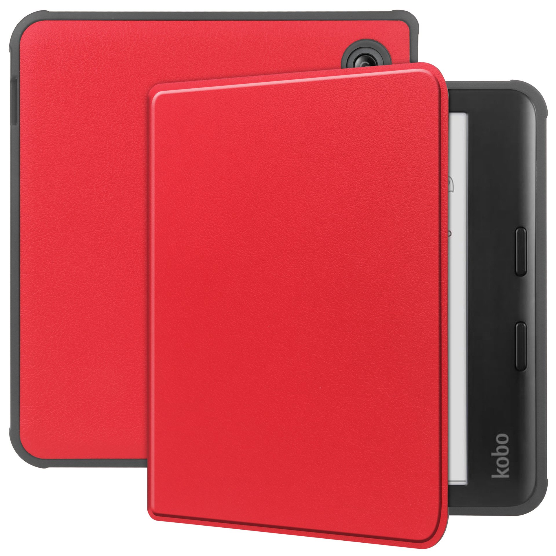 Suitable for Kobo Libra Colour eBook Leather Case, TPU Flip Model Soft Rubber Case, Wear-resistant Full Cover Protective Case