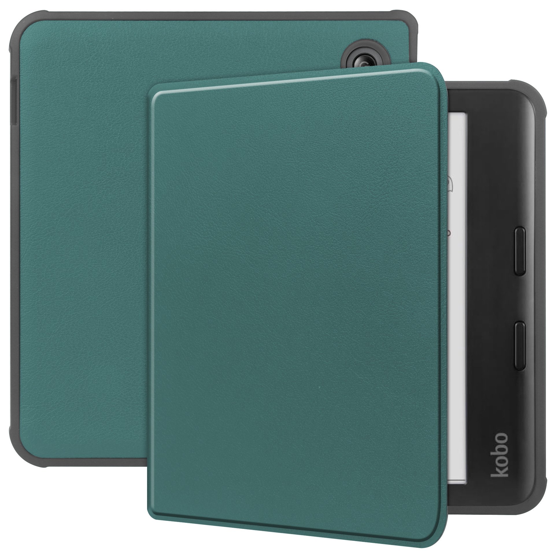 Suitable for Kobo Libra Colour eBook Leather Case, TPU Flip Model Soft Rubber Case, Wear-resistant Full Cover Protective Case