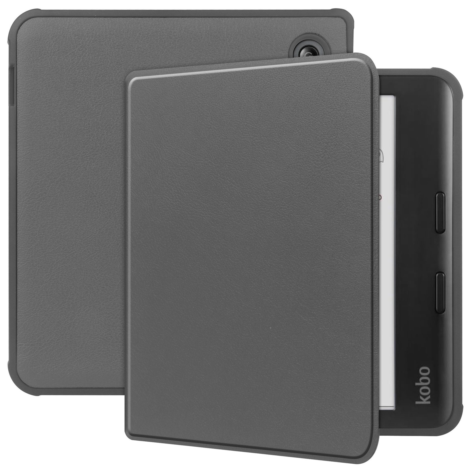 Suitable for Kobo Libra Colour eBook Leather Case, TPU Flip Model Soft Rubber Case, Wear-resistant Full Cover Protective Case