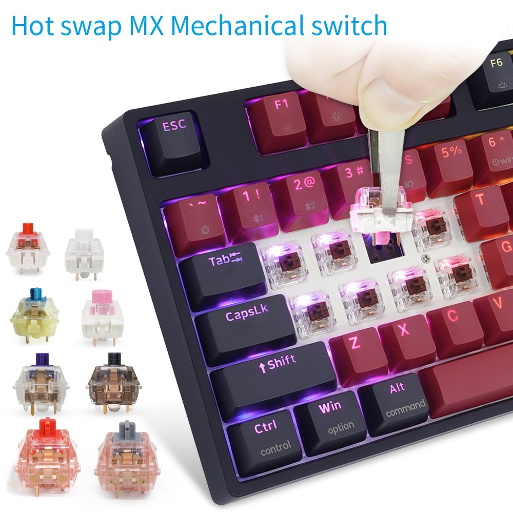 Skyloong new launch SK108 mechanical keyboard gateron optical switch full size RGB gaming keyboard