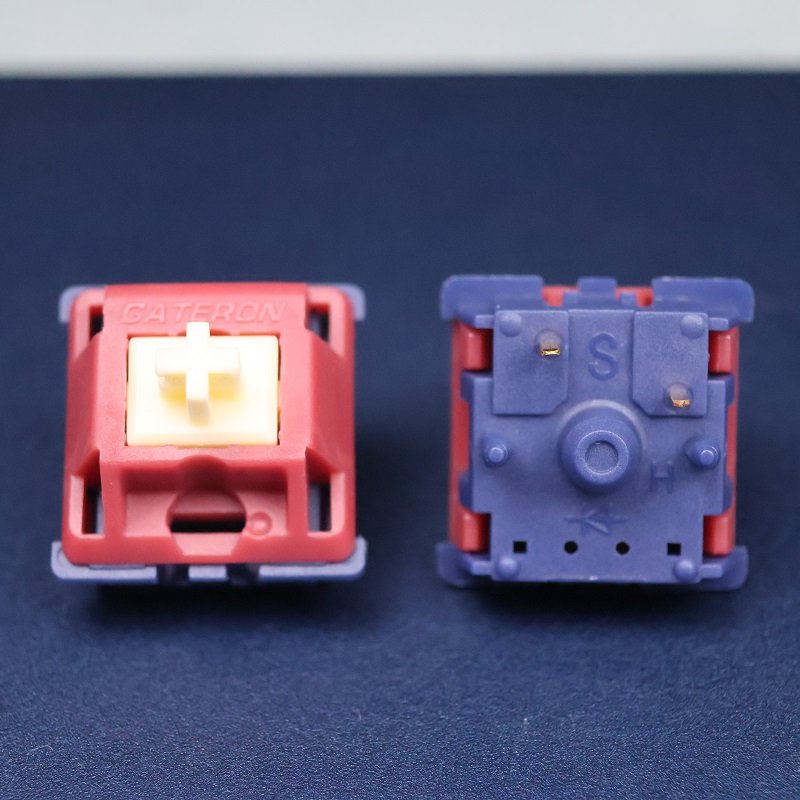 GATERON 2023 New Arrival Quinn 59g 5 pin DIY RGB hot swap customized ahead heavy tactile Quinn mechanical keyboard switch