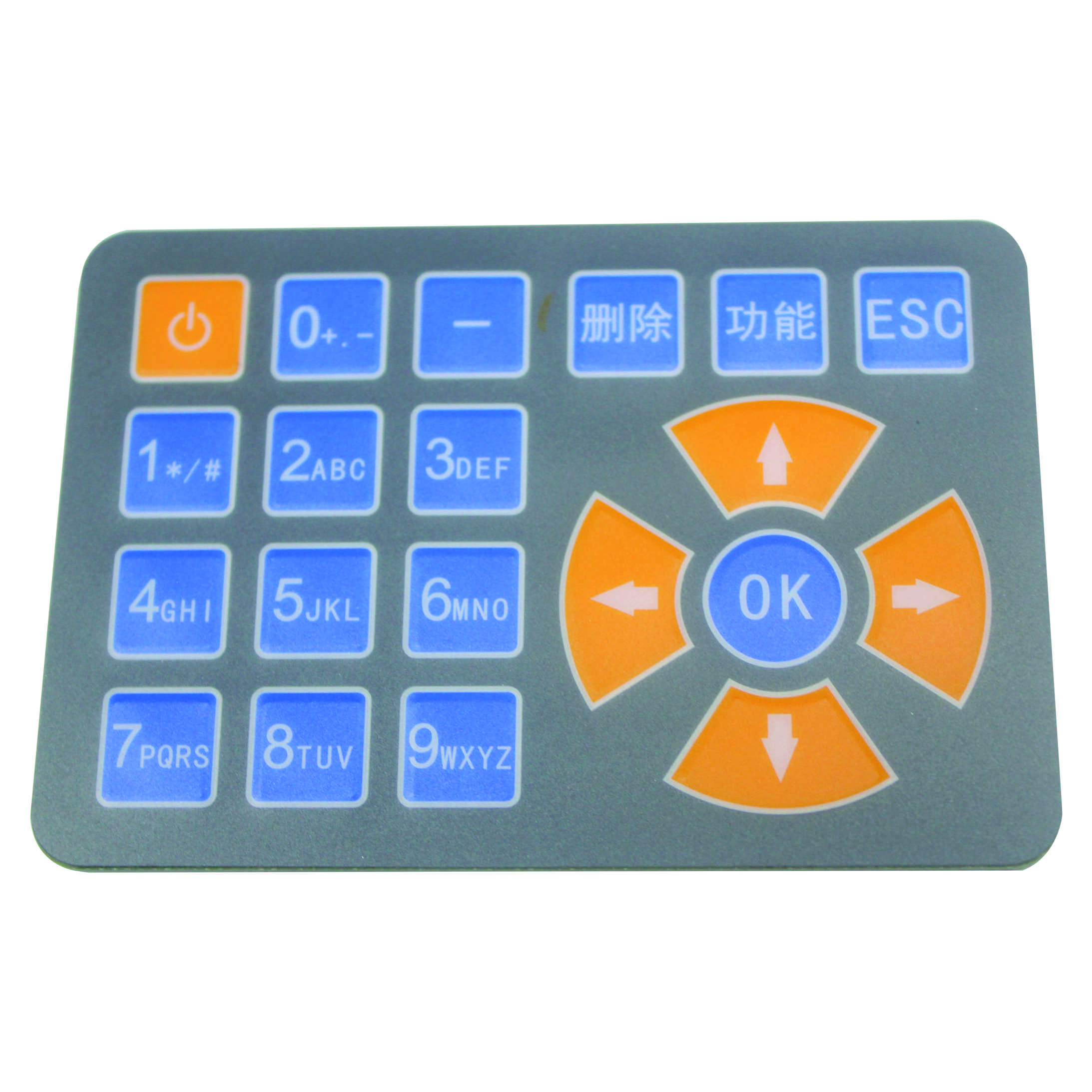 Manufacturer Direct Sale: keypad 4x4 silk printing Acrylic & PC Panel Membrane Switches Keypad Keyboards