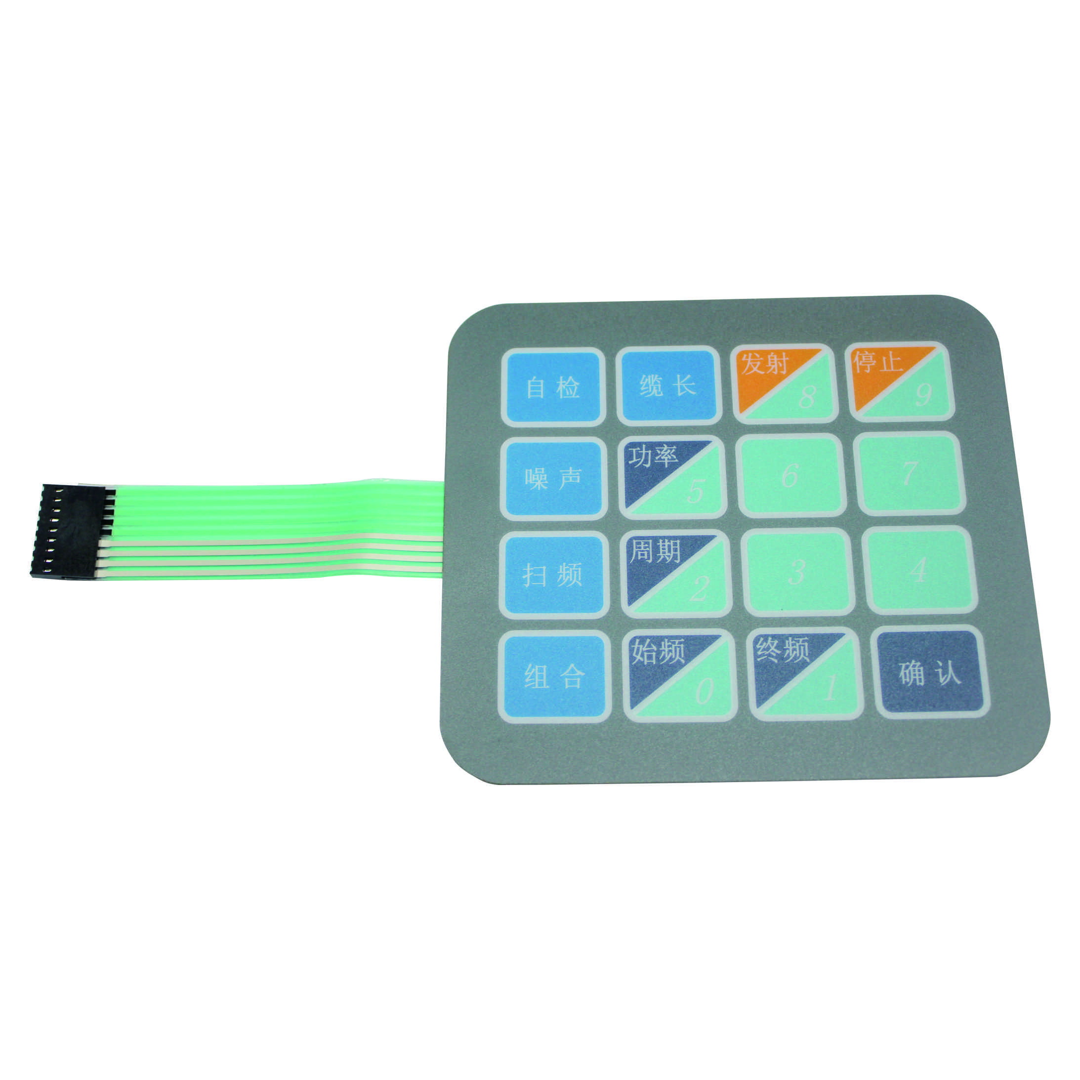 Manufacturer Direct Sale: keypad 4x4 silk printing Acrylic & PC Panel Membrane Switches Keypad Keyboards