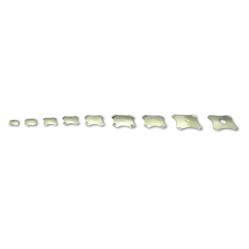 OEM Multi-Size Stainless Steel 4-Leg Cross Shaped Reliable Snap Dome Membrane Switch Telecommunication Equipment Keyboards Metal