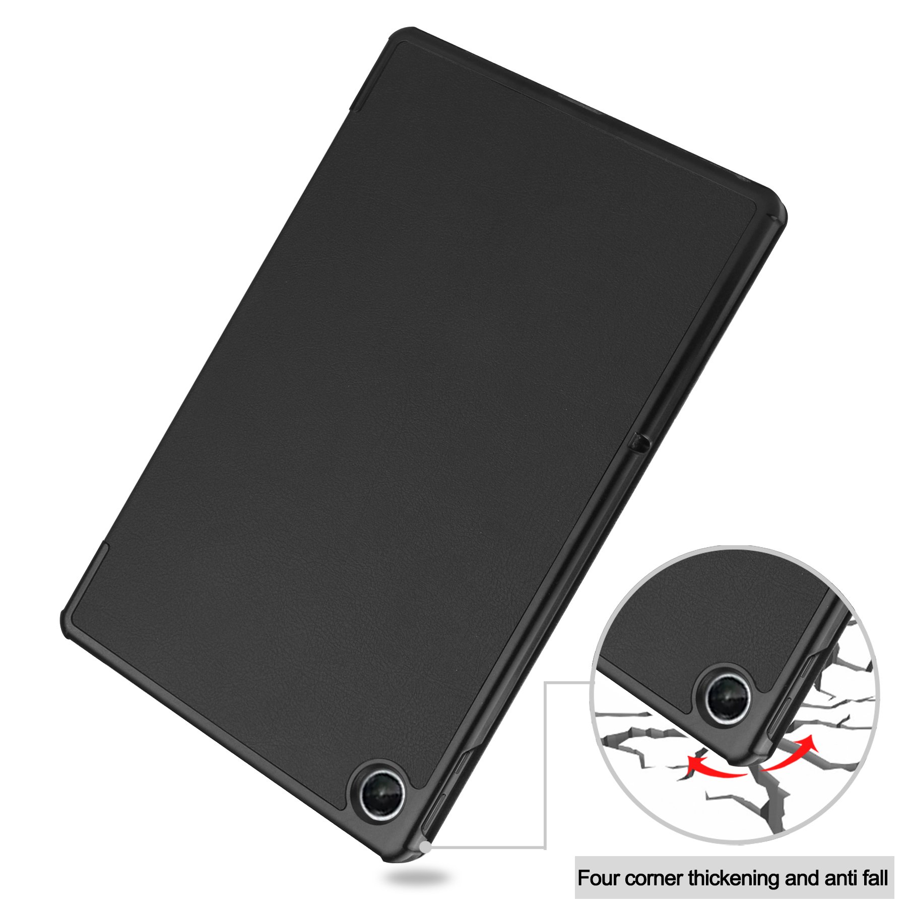 Trifold slim cover leather tablet case for Lenovo tab M10 Plus 3rd Gen 2022 10.6 " TB-X616M