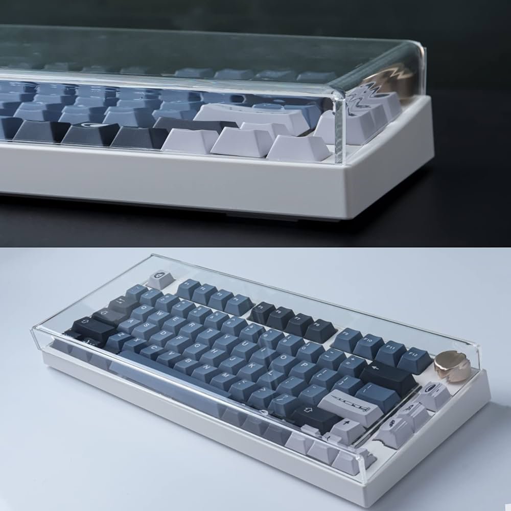 Wholesale Custom Clear Keyboard Display 5 Sides Acrylic Keyboard Cover Protector