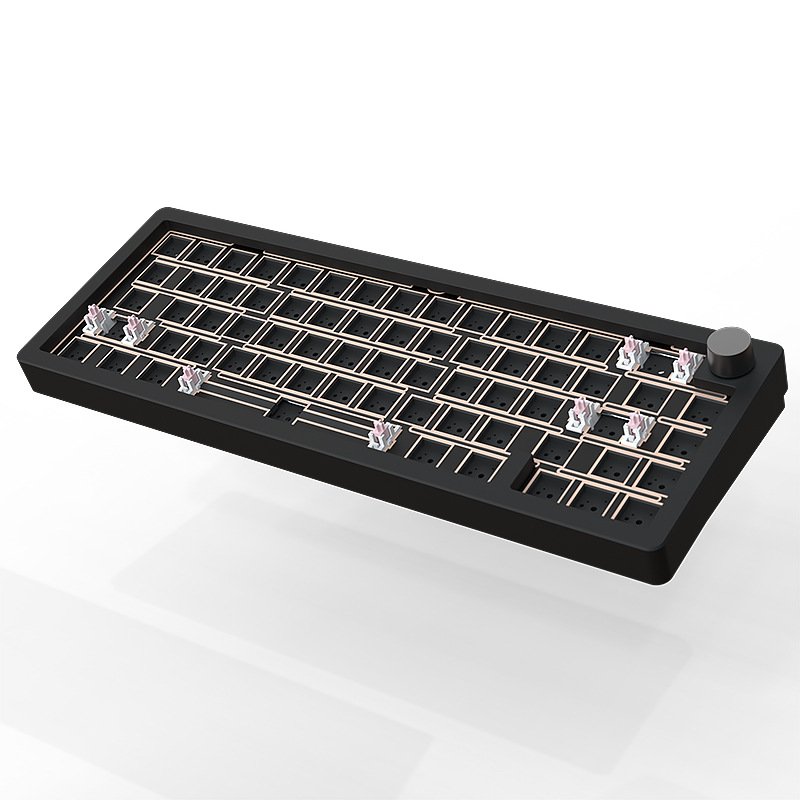 Custom Aluminum Portable Mini 60% Mechanic Keyboard Wireless Hot Swap Rgb Backlit Gaming Mechanic Computer Keyboard With Knobs