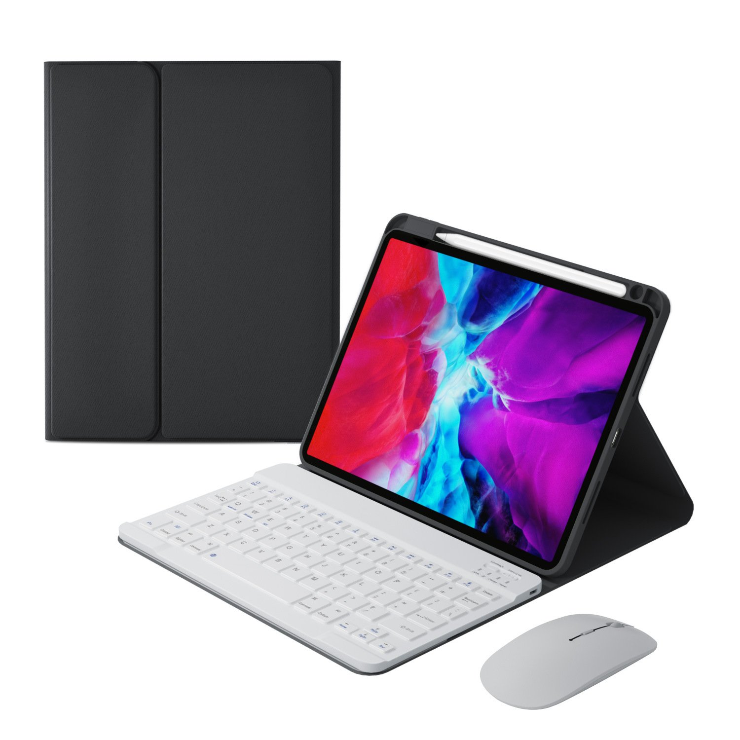 BT Keyboard case soft tpu trackpad for Tablet cover Samsung S6 Lite P610/P615 10.4 inch