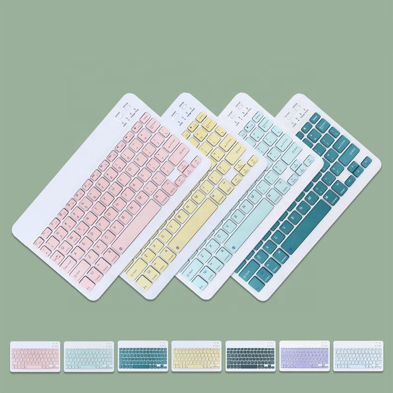 Mini BT Keyboard Wireless Backlight Keyboard for Tablet Rechargeable Spanish keyboard and Mouse ipad for cell phone laptop