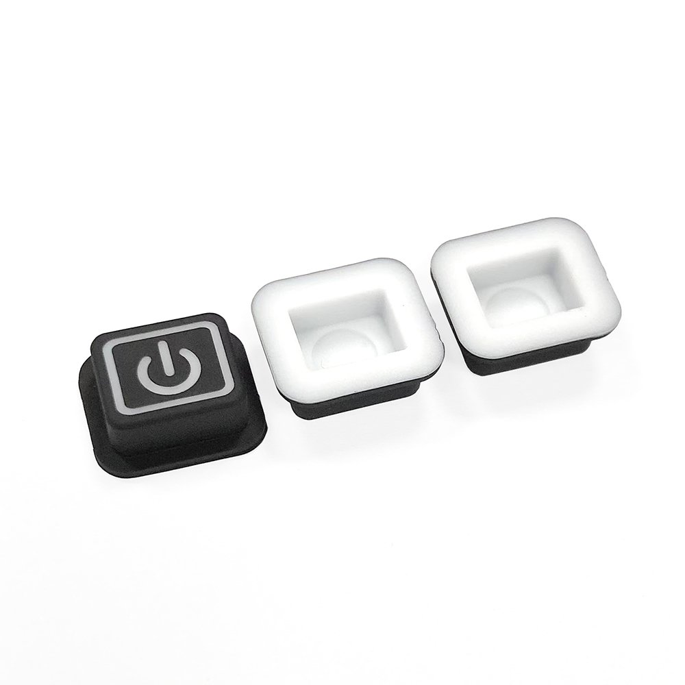 Maker Stock made products single tactile coated cap pad cover plug silicone rubber push button switch