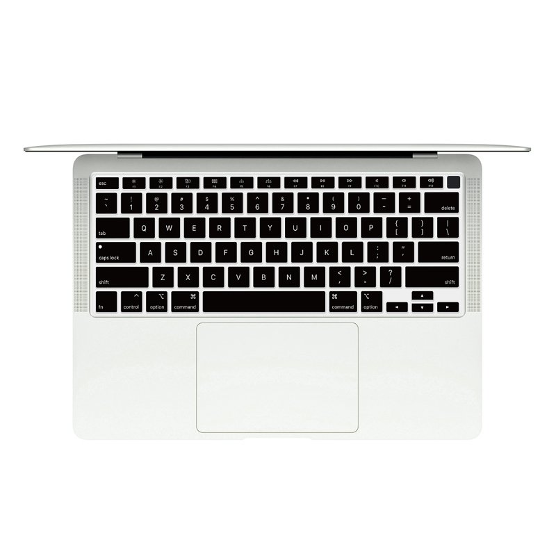 Colorful keyboard protective film suitable for Spanish keyboards made of waterproof and dustproof silicone material