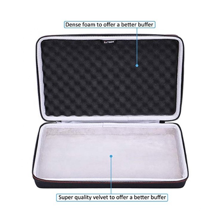 Abecedarian Electronic Organ Keyboard Organ Music Students Portable EVA Case For 61-Key 54-Key Dual Zipper EVA Case