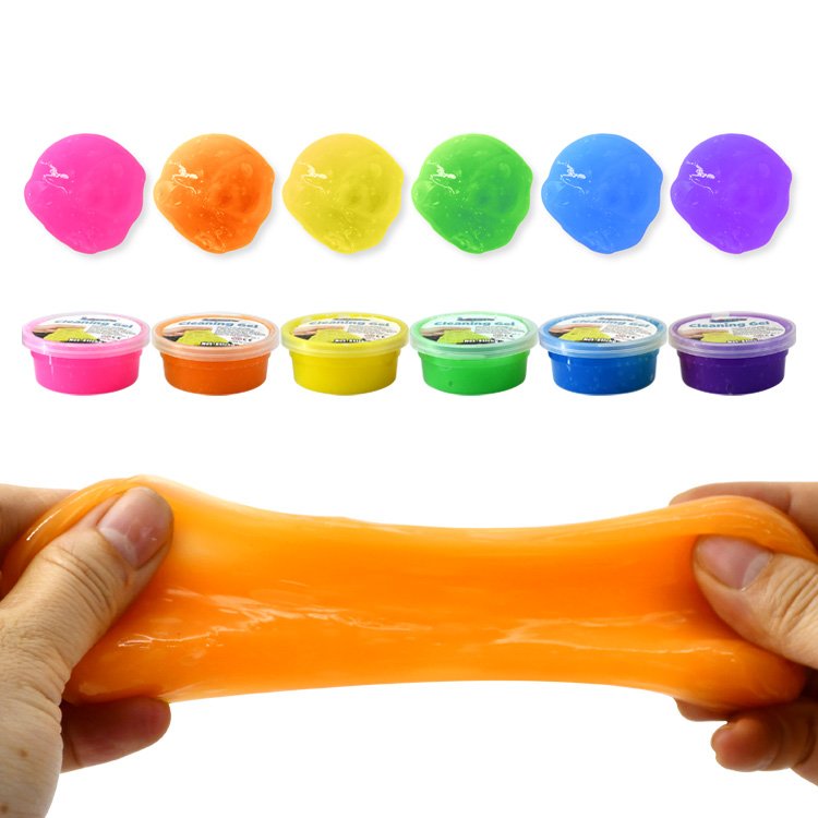 Istudio Cleaning Slime Oem Custom Logo Keyboard Car Interior Cleaning Gel Red Star Cleaning Slime